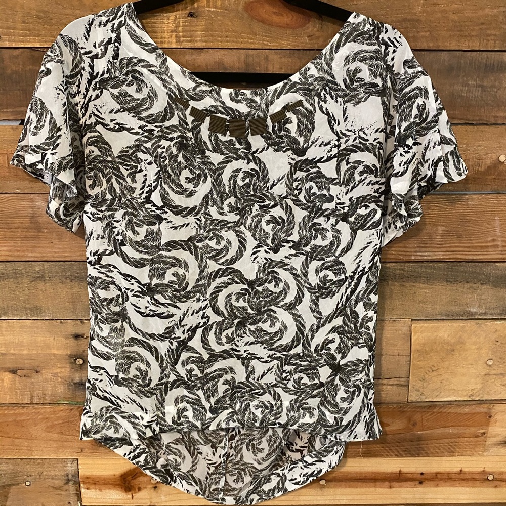 Printed Tshirt blouse